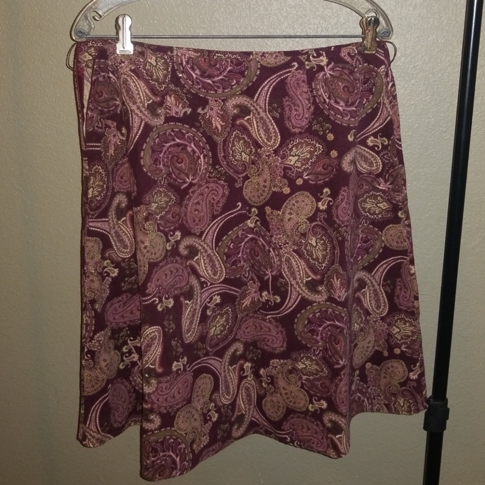 St. John's Bay corduroy skirt
